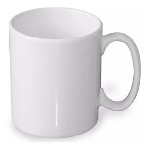 Caneca Cerâmica 325ml Premium Branca